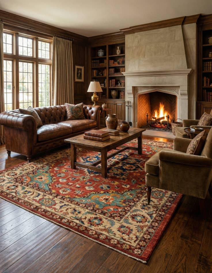 Detail image of  7' 3 x 10' 4 Sara Wool Rug