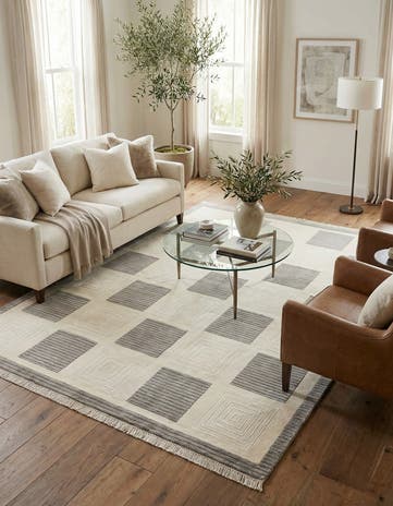 5' 7 x 7' 11 Hand Knotted Darya Wool Rug