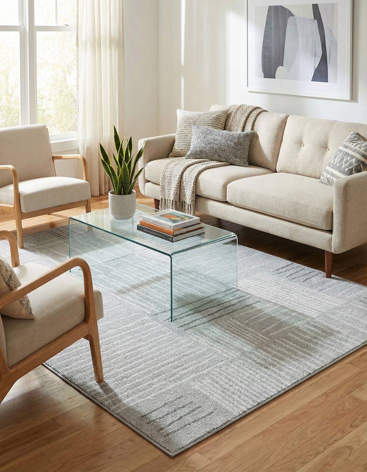 Detail image of  5' 3 x 8' Hanahan Rug