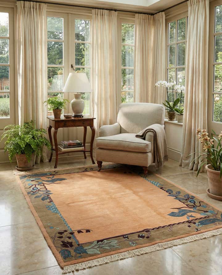 5' 6 x 7' 7 Hand Knotted Nepal Wool Rug