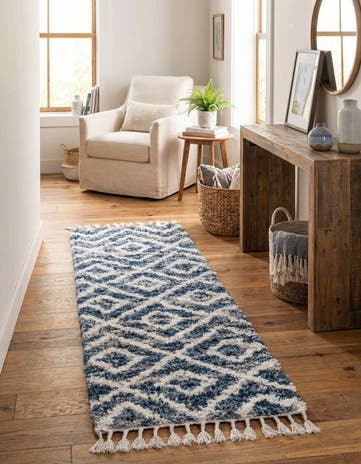 2' 7 x 8' 2 Athena Shag Runner Rug