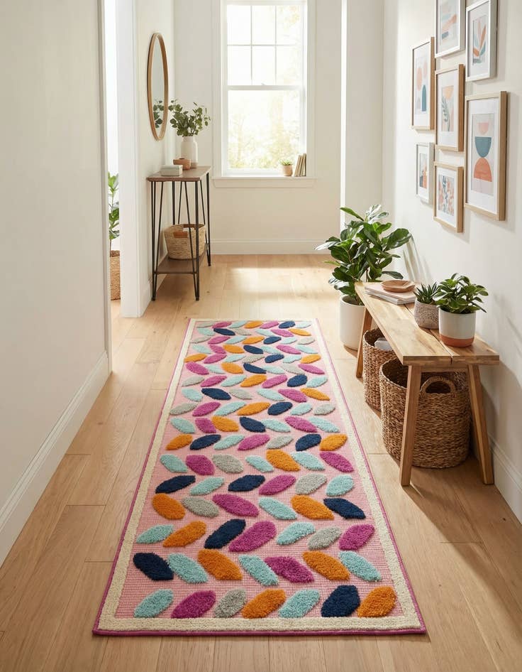 Detail image of 2' x 6' Easy-Clean Aruba Indoor / Outdoor Runner Rug