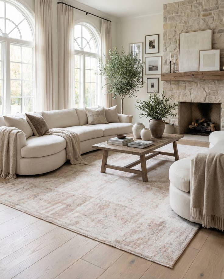 Detail image of 6' 9 x 10' 3 Hand Knotted Ultra Vintage Persian Wool Rug