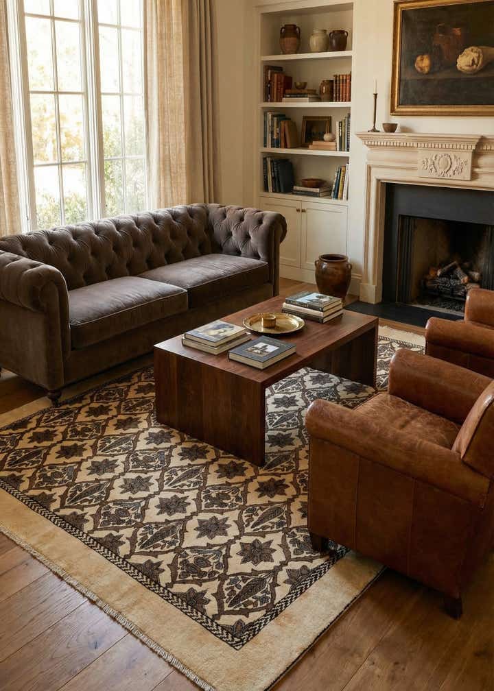 8' 8 x 11' 4 Hand Knotted Tabriz Persian Wool Rug