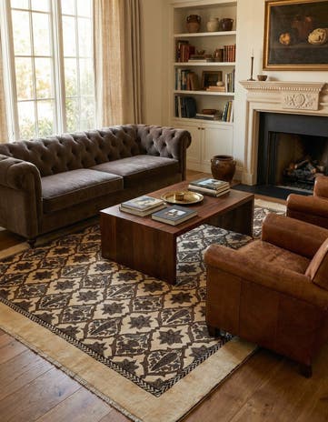 8' 8 x 11' 4 Hand Knotted Tabriz Persian Wool Rug