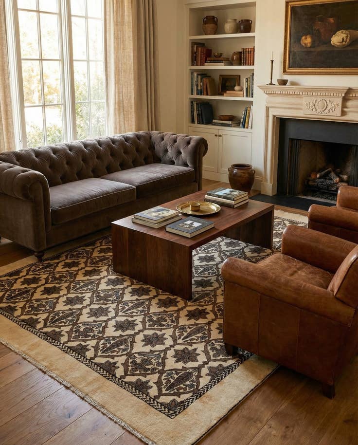 Detail image of 8' 8 x 11' 4 Hand Knotted Tabriz Persian Wool Rug