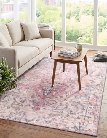 4' x 6' Washable Nostalgia Rug