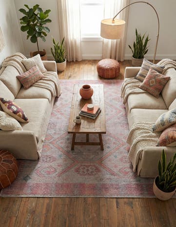 7' 3 x 7' 3 Washable Sisu Square Rug