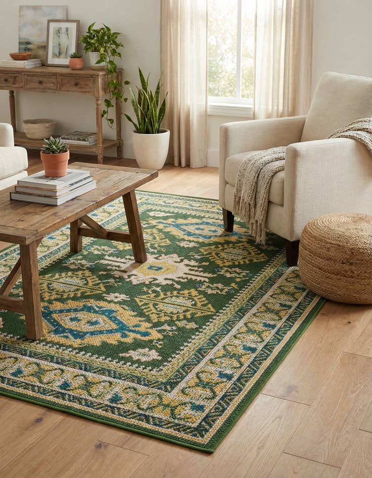 Detail image of 4' x 6' Easy-Clean Baja Indoor / Outdoor Rug