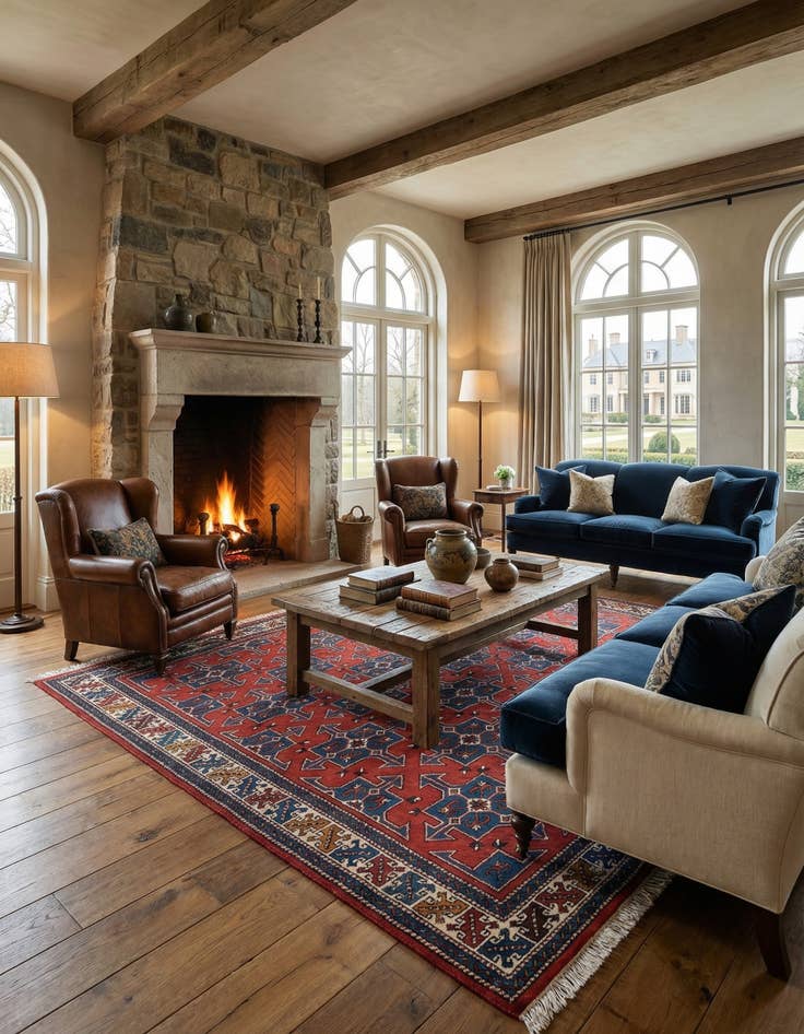 Detail image of  4' 6 x 7' 3 Dobag Rug