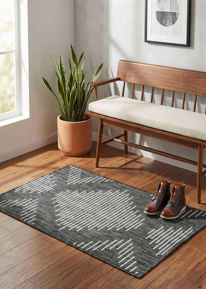 2' x 3' Easy-Clean Modern Indoor / Outdoor Rug