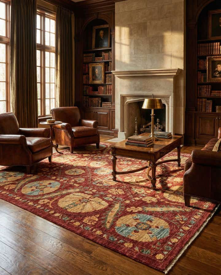 5' 8 x 7' 11 Hand Knotted Ariana Ziegler Oriental Rug