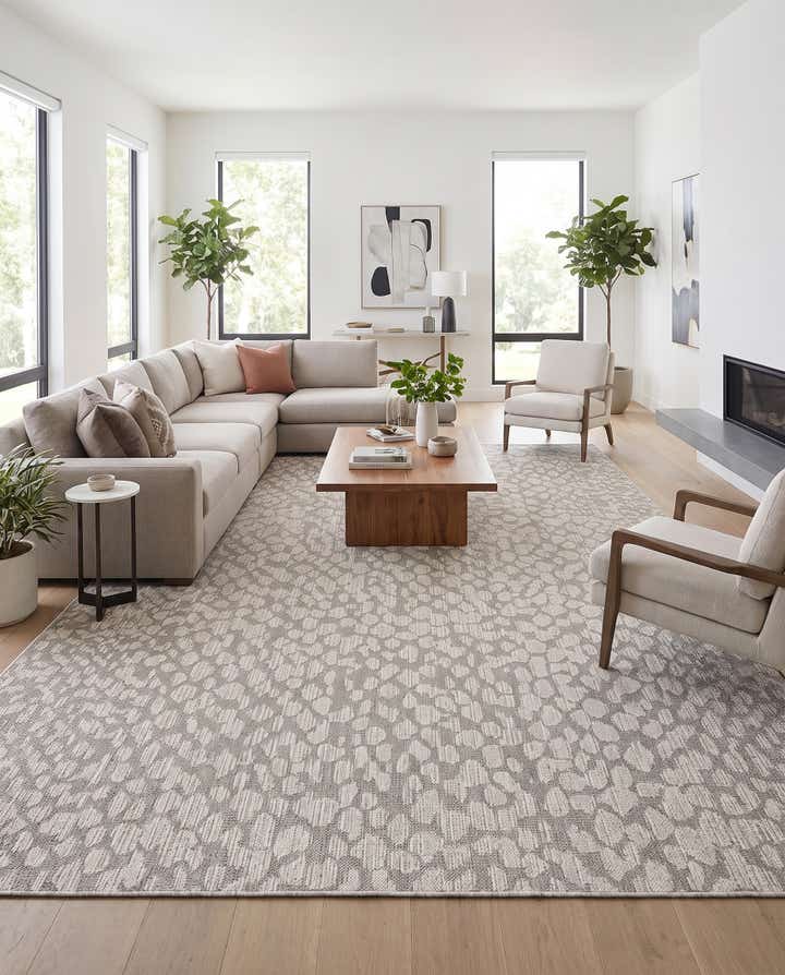 10' x 14' 1 Easy-Clean Safari Indoor / Outdoor Rug