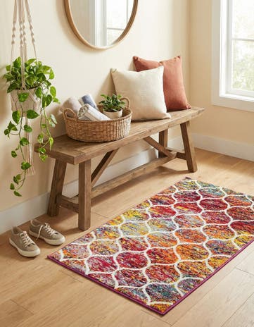 Lattice Frieze Rug