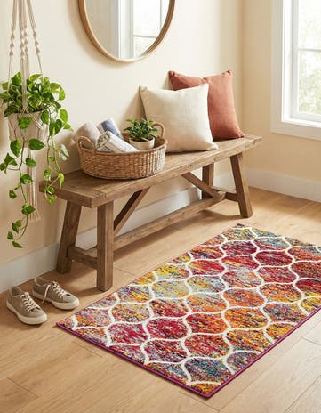 Lattice Frieze Rug