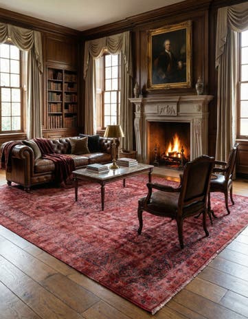 7' 7 x 11' 1 Vintage Royal Wool Rug