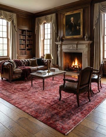 7' 7 x 11' 1 Vintage Royal Wool Rug