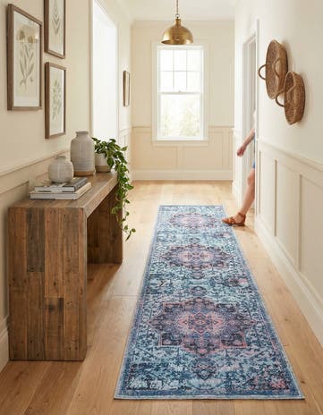2' x 13' Washable Francesca Runner Rug