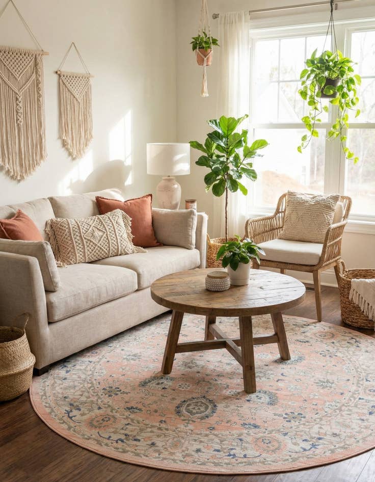 Detail image of 7' x 7' Whitney Round Rug