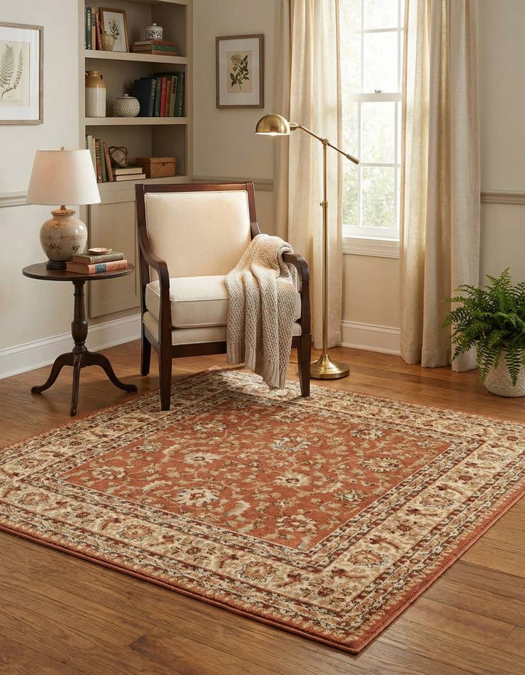 Detail image of  4' x 4' Aditi Square Rug