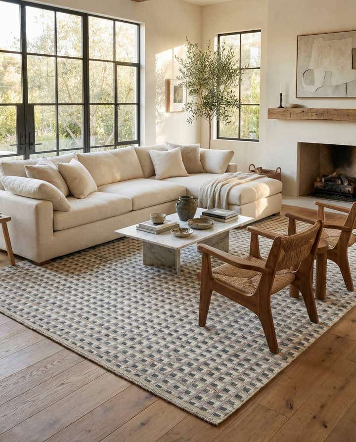 9' 5 x 12' 5 Hand Knotted Moroccan Wool Rug