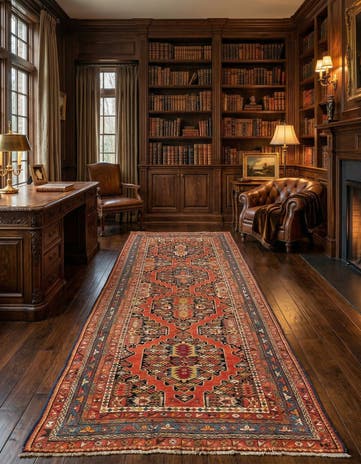 4' 6 x 9' 11 Kuba Rug