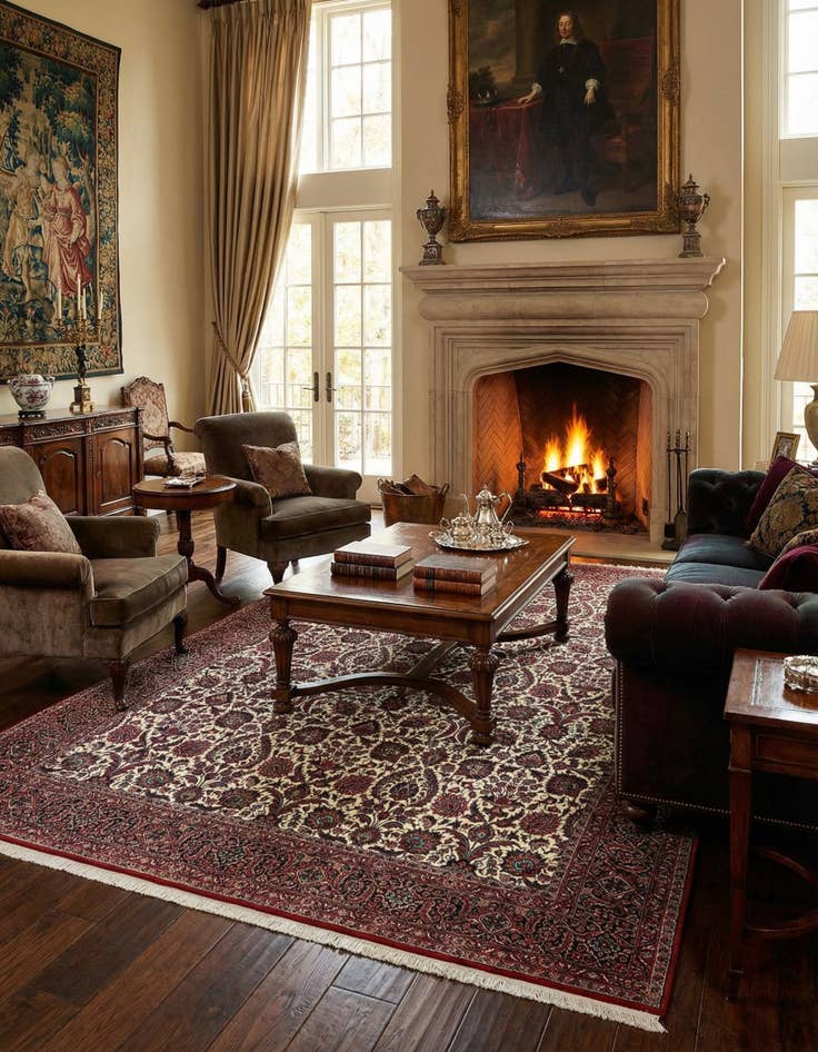 Detail image of 6' 8 x 10' Bidjar Wool Rug