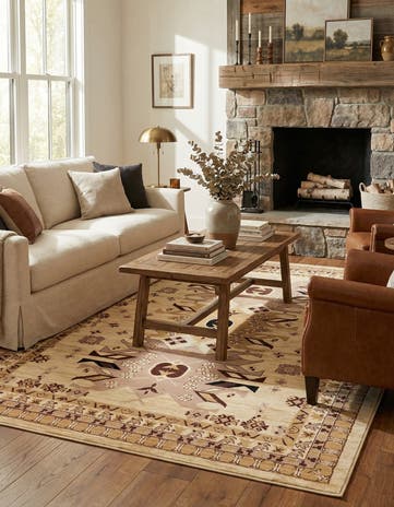7' x 10' Heris Rug