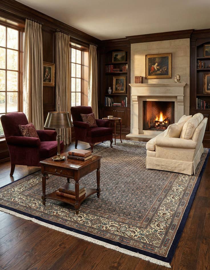 Detail image of 6' 3 x 9' 11 Mood Wool Rug