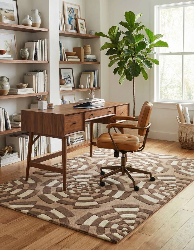 Detail image of 4' x 6' Luna Wool Rug