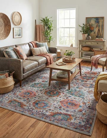 5' x 7' 6 Washable Timeless Rug