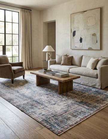 6' 8 x 10' 2 Hand Knotted Ultra Vintage Persian Wool Rug