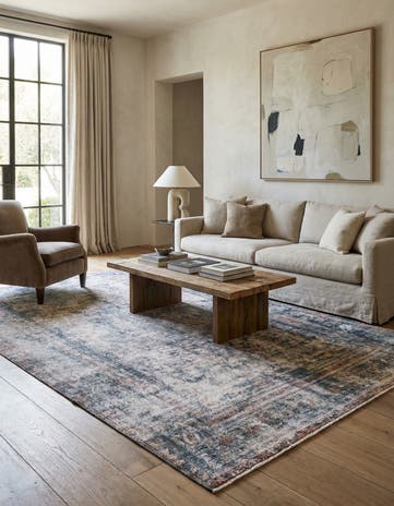 6' 8 x 10' 2 Hand Knotted Ultra Vintage Persian Wool Rug