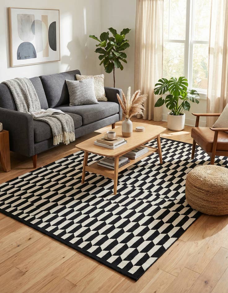 Detail image of 5' 3 x 8' Milano Rug