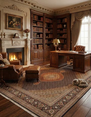 8' 4 x 10' 2 Tabriz Mahi Rug
