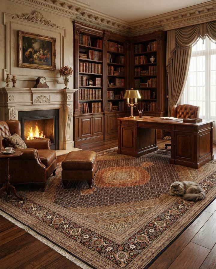 8' 4 x 10' 2 Tabriz Mahi Rug