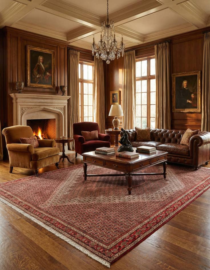 Detail image of  10' x 13' 2 Birjend Rug