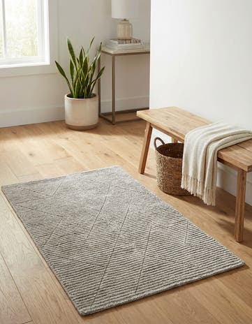 2' x 3' 1 WoolCraft Geometric Rug