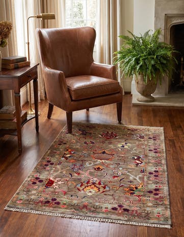 3' 3 x 4' 11 Hand Knotted Ariana Ziegler Rug