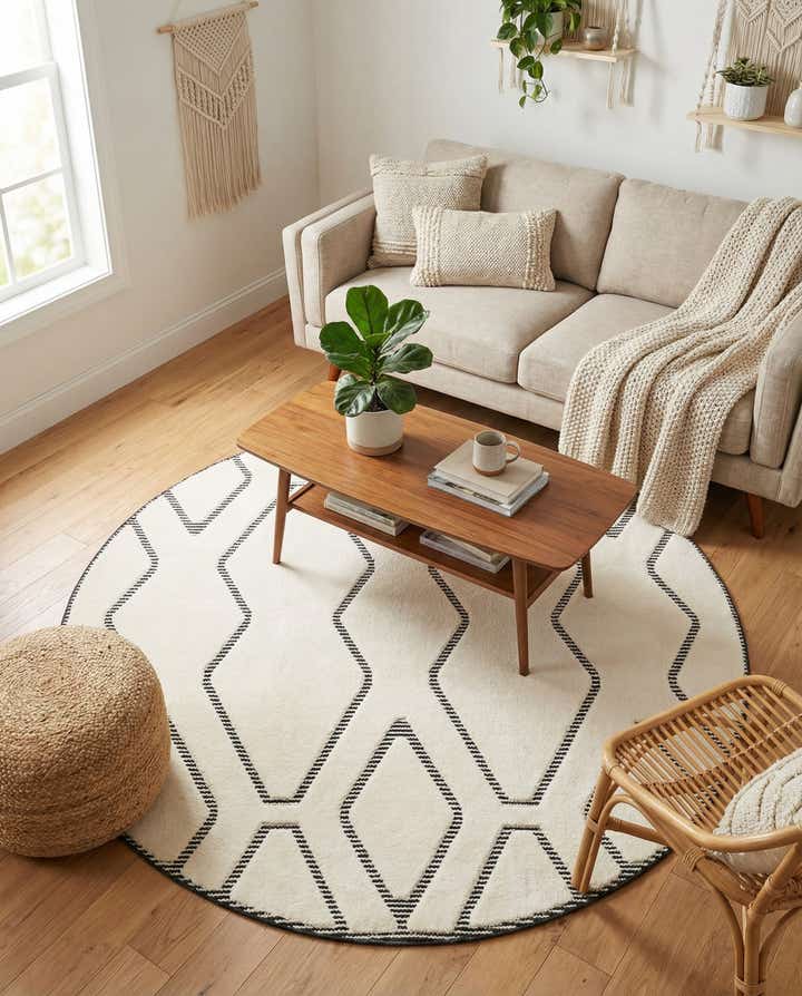 6' x 6' Prismatic Round Rug