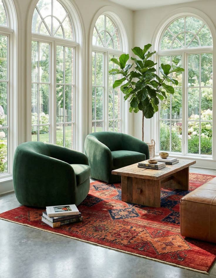 Detail image of 6' 8 x 8' 5 Kashkuli Rug