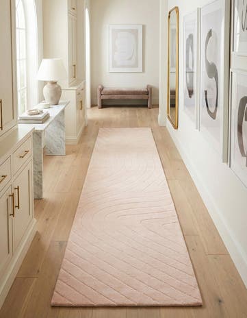 2' 9 x 9' 9 Hand Knotted Darya Wool Runner Rug