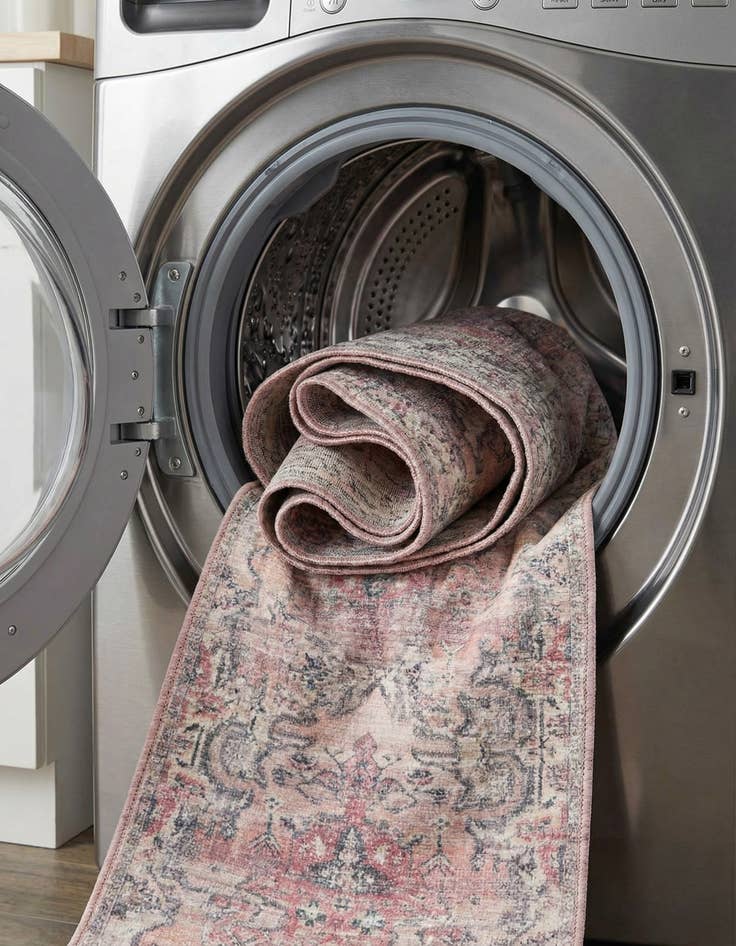 Detail image of 2' 7 x 13'  Washable Nostalgia Runner Rug