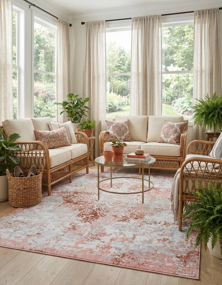 Detail image of 7' 10 x 10' Kamala Washable Rug