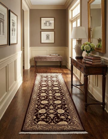 2' 9 x 8' 2 Hand Knotted Tabriz Persian Wool Runner Rug