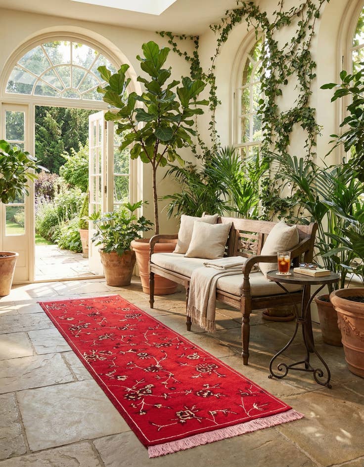 Detail image of 2' 8 x 9' 5 Darya Runner Rug