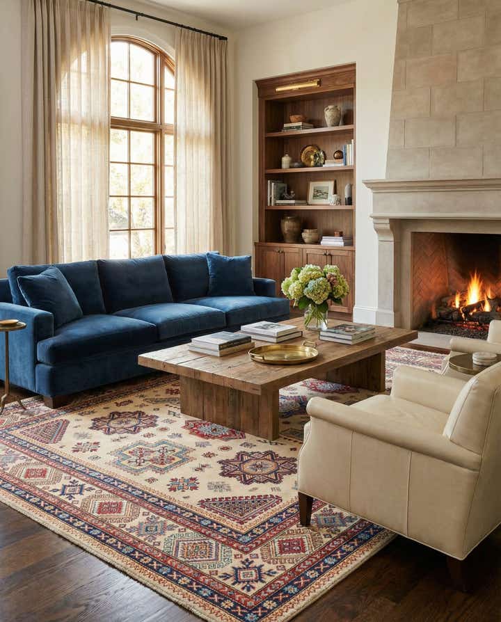 9' 2 x 11' 8 Hand Knotted Kazak Rug