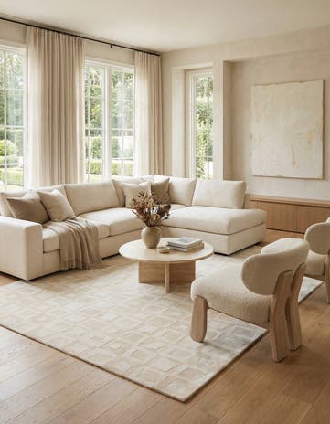6' 7 x 10' 2 Hand Knotted Darya Wool Rug