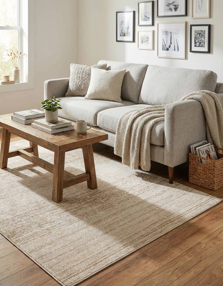 Detail image of 5' 3 x 8' Gemstone Rug