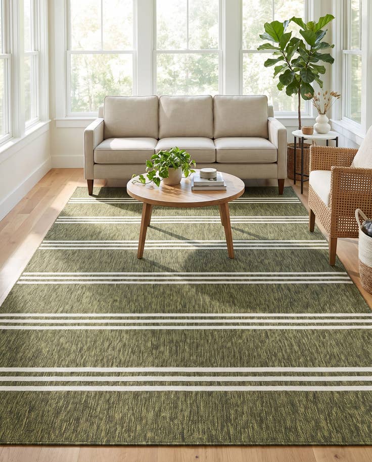 Detail image of 6' x 9' Easy-Clean Jill Zarin Anguilla Indoor / Outdoor Rug